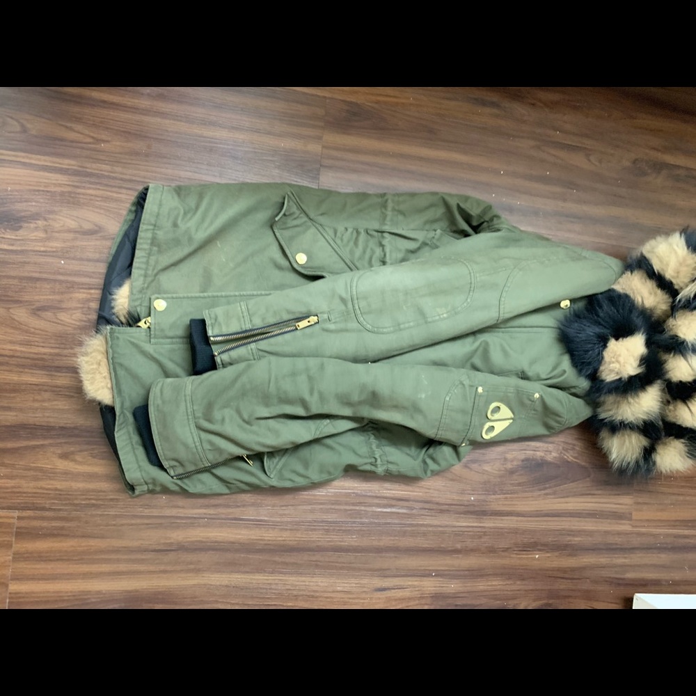 Olive green moose knuckle